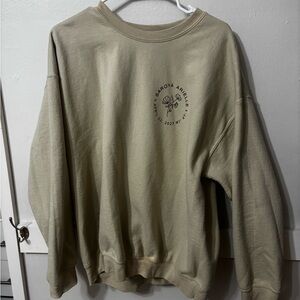 Gildan Women's Crew Neck Sweater - Tan